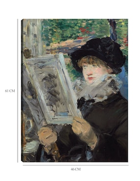 Cuadro decorativo Mujer leyendo (1880) técnica mixta Cuadros Jr Gente