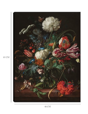 Cuadro decorativo Jarrón de flores, c. 1660 técnica mixta Cuadros Jr Ramos