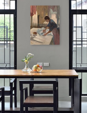 Cuadro decorativo Mujer planchando (nga.gov) técnica mixta Cuadros Jr Gente