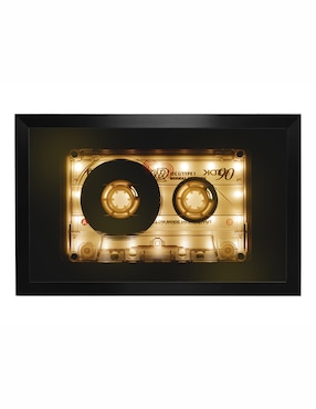 Cuadro decorativo Pixelarte cassette