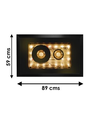 Cuadro decorativo Pixelarte cassette