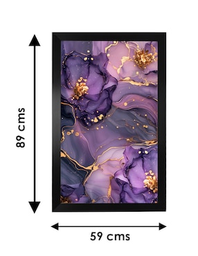 Cuadro decorativo Pixelarte diseño mármol