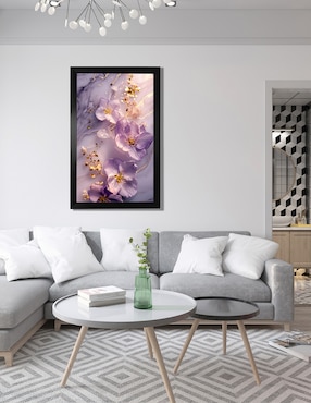 Cuadro decorativo Pixelarte diseño mármol
