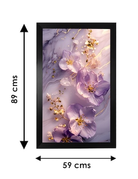 Cuadro decorativo Pixelarte diseño mármol