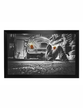 Cuadro decorativo Pixelarte vintage