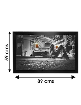 Cuadro decorativo Pixelarte vintage