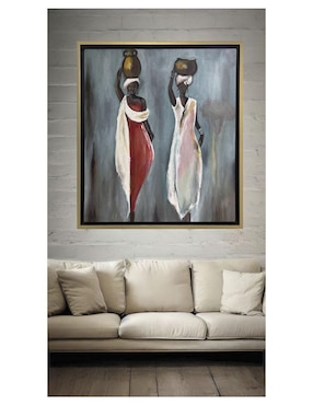 Pintura Dos joyas técnica acrílico Lune Art Gallery Culture