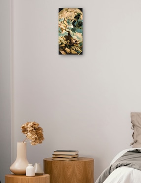 Cuadro decorativo técnica mixta Cuadros Jr Ángeles