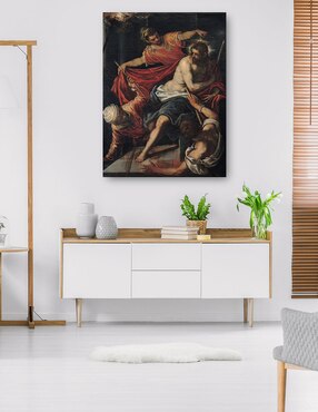 Cuadro decorativo técnica mixta Cuadros Jr Figuras Celestiales