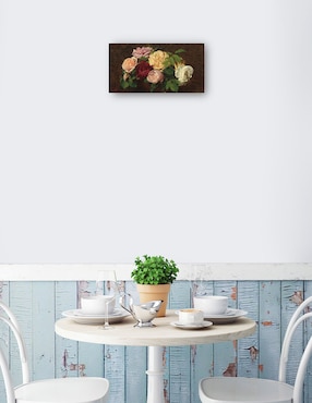 Cuadro decorativo técnica mixta Cuadros Jr Arreglo Floral