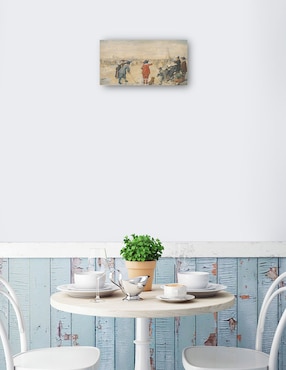 Cuadro decorativo técnica mixta Cuadros Jr Gente