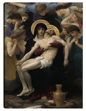 Cuadro Decorativo La Piedad (1876) - Impresión En Lienzo Técnica Mixta Cuadros Jr Figuras Celestiales