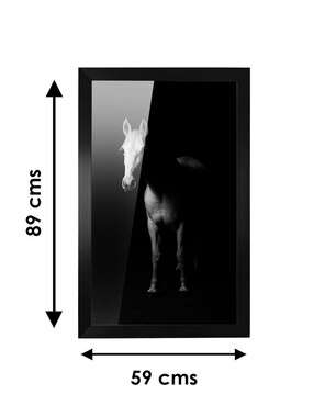 Cuadro decorativo Pixelarte caballo
