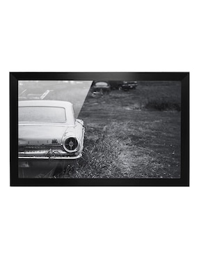 Cuadro decorativo Pixelarte coche