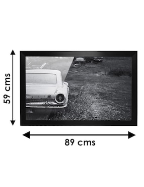 Cuadro decorativo Pixelarte coche