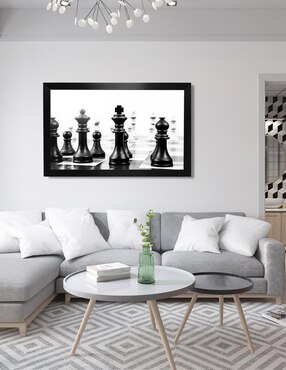 Cuadro decorativo Pixelarte chees