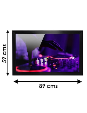 Cuadro decorativo Pixelarte dj