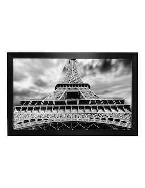 Cuadro Decorativo Pixelarte Torre De Paris