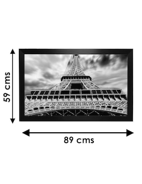 Cuadro decorativo Pixelarte torre de paris