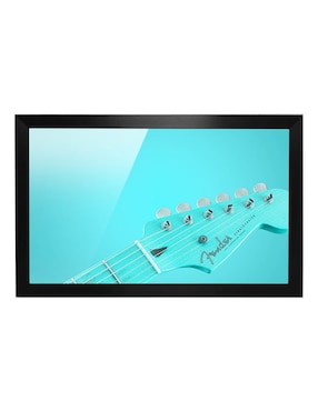 Cuadro decorativo Pixelarte guitarra
