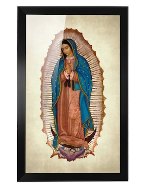 Cuadro decorativo Pixelarte virgen