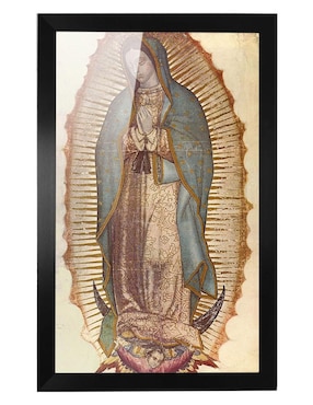 Cuadro Decorativo Pixelarte Virgen De Guadalupe