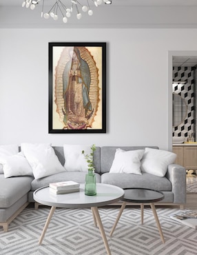 Cuadro decorativo Pixelarte virgen de guadalupe