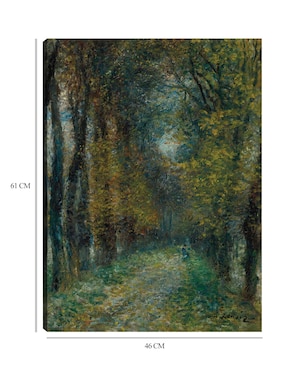 Cuadro decorativo El callejón cubierto (1872) técnica mixta Cuadros Jr Bosques