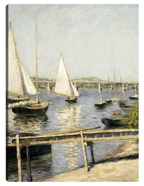 Cuadro decorativo Veleros en Argenteuil (hacia 1888) técnica mixta Cuadros Jr Navegación