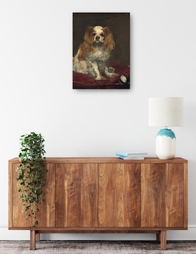 Cuadro decorativo Un rey charles spaniel técnica mixta Cuadros Jr Animales Domésticos