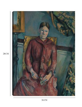 Cuadro decorativo Señora Cézanne técnica mixta Cuadros Jr Retratos