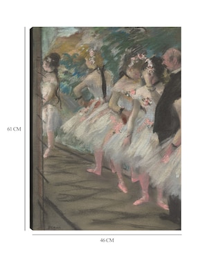 Cuadro decorativo El ballet, c. 1880 técnica mixta Cuadros Jr Retratos