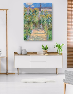 Cuadro decorativo El jardín del artista en Vetheuil técnica mixta Cuadros Jr Caminos