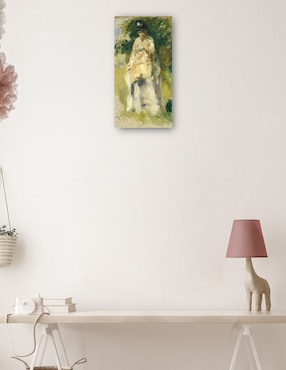 Cuadro decorativo Mujer de pie junto a un árbol técnica mixta Cuadros Jr Retratos