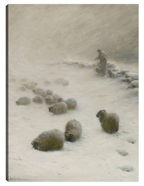 Cuadro decorativo Sopla, sopla, viento invernal, ca 1919 técnica mixta Cuadros Jr Paisajes