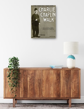 Cuadro decorativo Paseo de Charlie Chaplin (1915) técnica mixta Cuadros Jr
