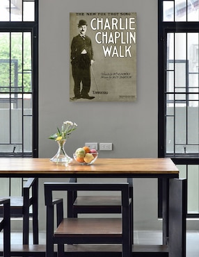Cuadro decorativo Paseo de Charlie Chaplin (1915) técnica mixta Cuadros Jr