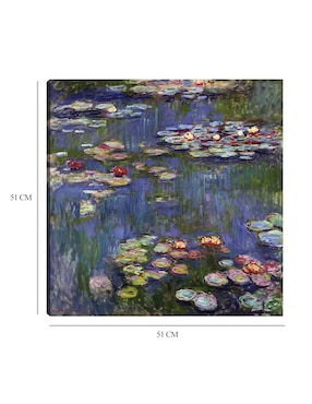 Cuadro decorativo Lirios de agua 1916 técnica mixta Cuadros Jr Lagos