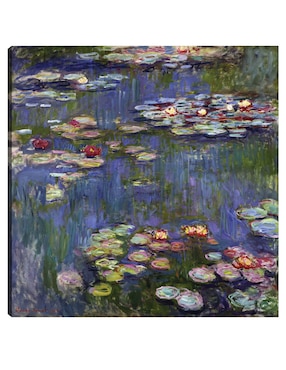 Cuadro decorativo Lirios de agua 1916 técnica mixta Cuadros Jr Lagos