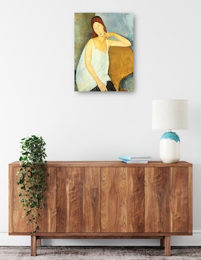 Cuadro decorativo Jeanne Hébuterne (1898-1920) Arte mural técnica mixta Cuadros Jr Retratos