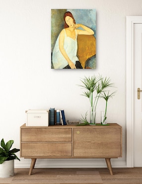 Cuadro decorativo Jeanne Hébuterne (1898-1920) Arte mural técnica mixta Cuadros Jr Retratos