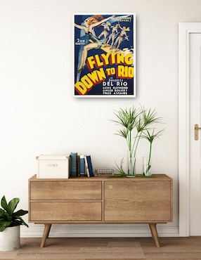 Cuadro decorativo Volando hacia Río [restaurado] técnica mixta Cuadros Jr Publicidad