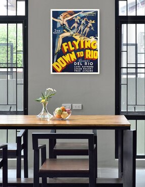 Cuadro decorativo Volando hacia Río [restaurado] técnica mixta Cuadros Jr Publicidad
