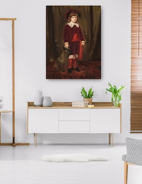 Cuadro decorativo Eddy Cassatt técnica mixta Cuadros Jr Retratos