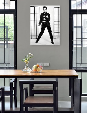 Cuadro decorativo Elvis Presley en Jailhouse Rock técnica mixta Cuadros Jr Música