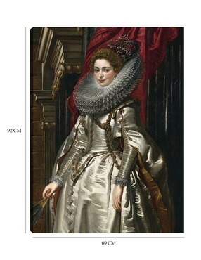 Cuadro decorativo Marchesa Brígida Spinola Doria (1606) técnica mixta Cuadros Jr Retratos