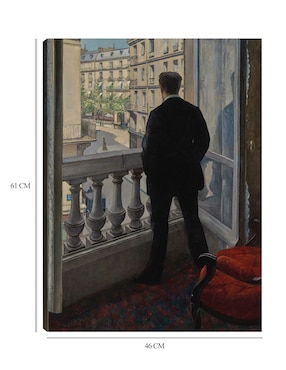 Cuadro decorativo Joven en su ventana (1876) técnica mixta Cuadros Jr Retratos