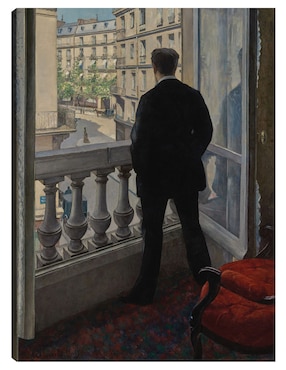 Cuadro decorativo Joven en su ventana (1876) técnica mixta Cuadros Jr Retratos