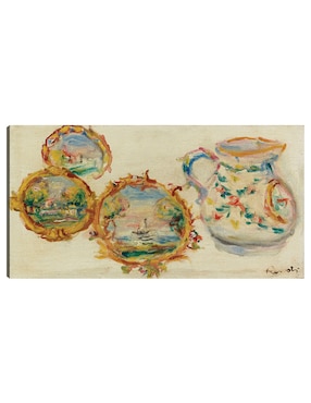 Cuadro decorativo Faïences Décorées (hacia 1916) técnica mixta Cuadros Jr Objetos