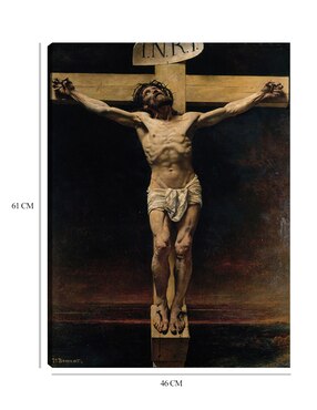 Cuadro decorativo El Cristo en la cruz (1874) técnica mixta Cuadros Jr Figuras Celestiales